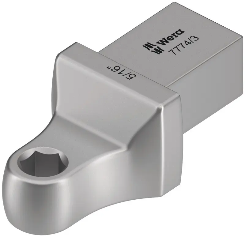 Wera 078642 Nástrčná hlava - šestihran 5/16'' pro bity s upnutím v mom. klíči 14x18 mm (W05078642001)