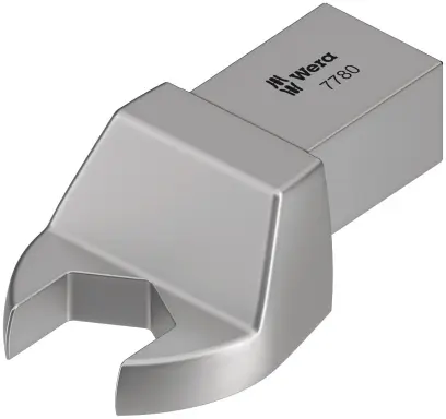 Wera 078672 Nástavec mom. klíče - otevřený klíč 15 mm. Typ 7780, Forma B (14 x 18 mm) (W05078672001)