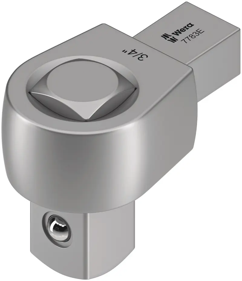 Wera 078710 Nástrčná hlava - čtyřhran 3/4'' průchozí pro momentové klíče s upnutím 14x18 mm (W05078710001)