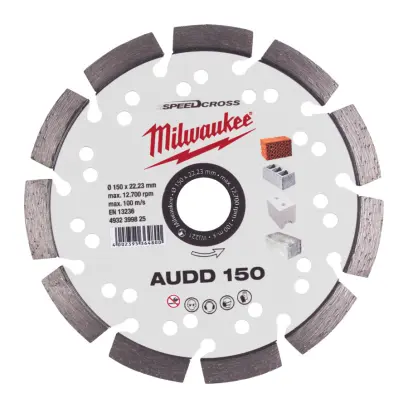 Kotouče Milwaukee Speedcross AUDD 150 x 2,6 x 22,23 mm, 4932399825