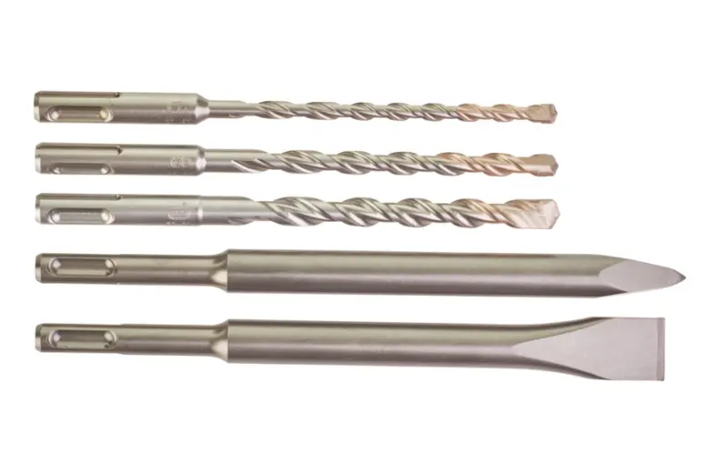 Sada vrtáků a sekáčů Milwaukee M2 SDS-PLUS dvoubřité (5 ks), 4932430002 (MI4932430002)