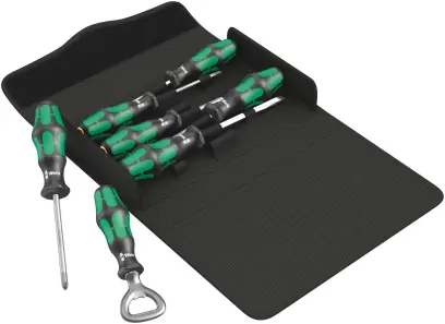 Wera 105625 Šroubováky Kraftform Plus - řada 300 typ 300/7 Set 3 (Sada 7 dílů) (W05105625001)