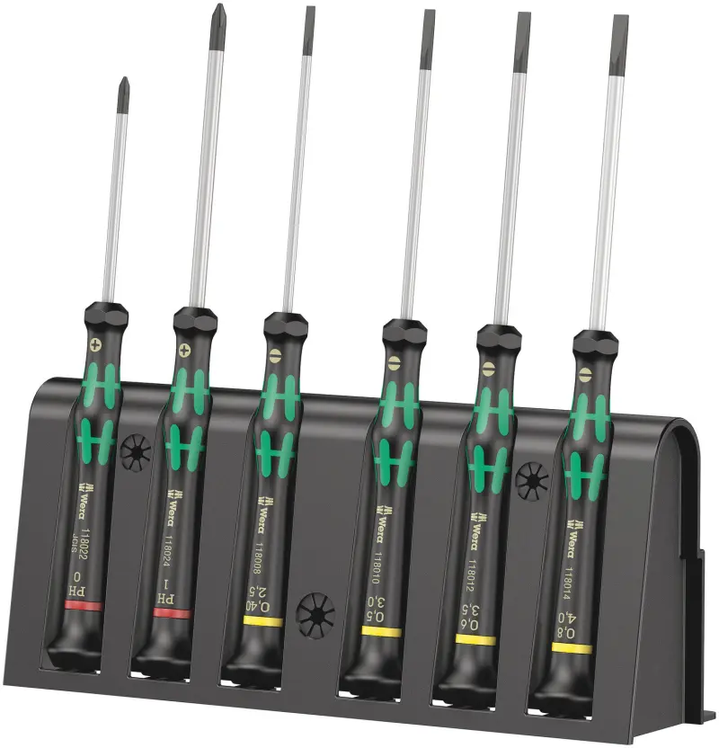 Wera 118152 Sada šroubováků Kraftform Micro 2035/6 B pro elektroniku (W05118152001)