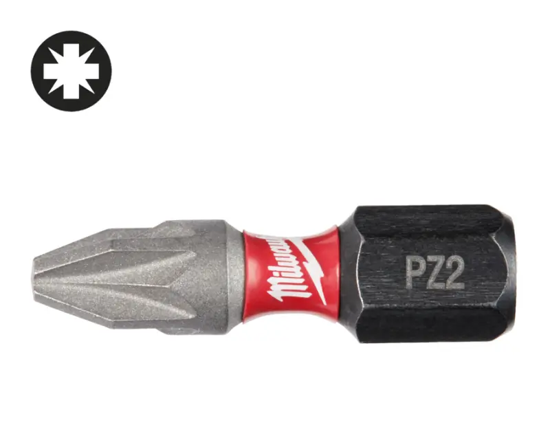 Šroubovací bit Milwaukee Shockwave PZ 2 x 25 mm (1/4 Hex) (MI4932430863)