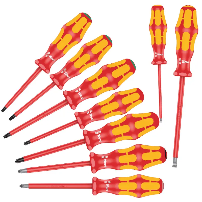 Wera 133355 Sada šroubováků Kraftform Plus, 160 i/162 i/167 i/9, 9d., 1000V (W05133355001)