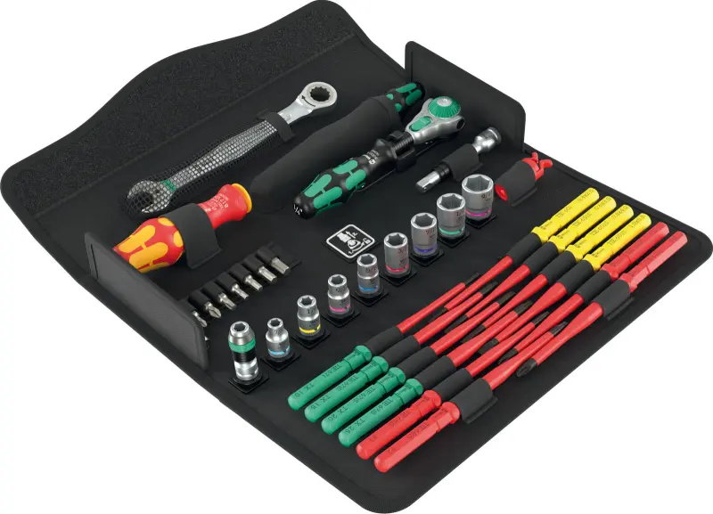 Wera 135871 Nářadí pro údržbu Kraftform Kompakt W Imperial 1, palcové (Sada 35 dílů) (W05135871001)