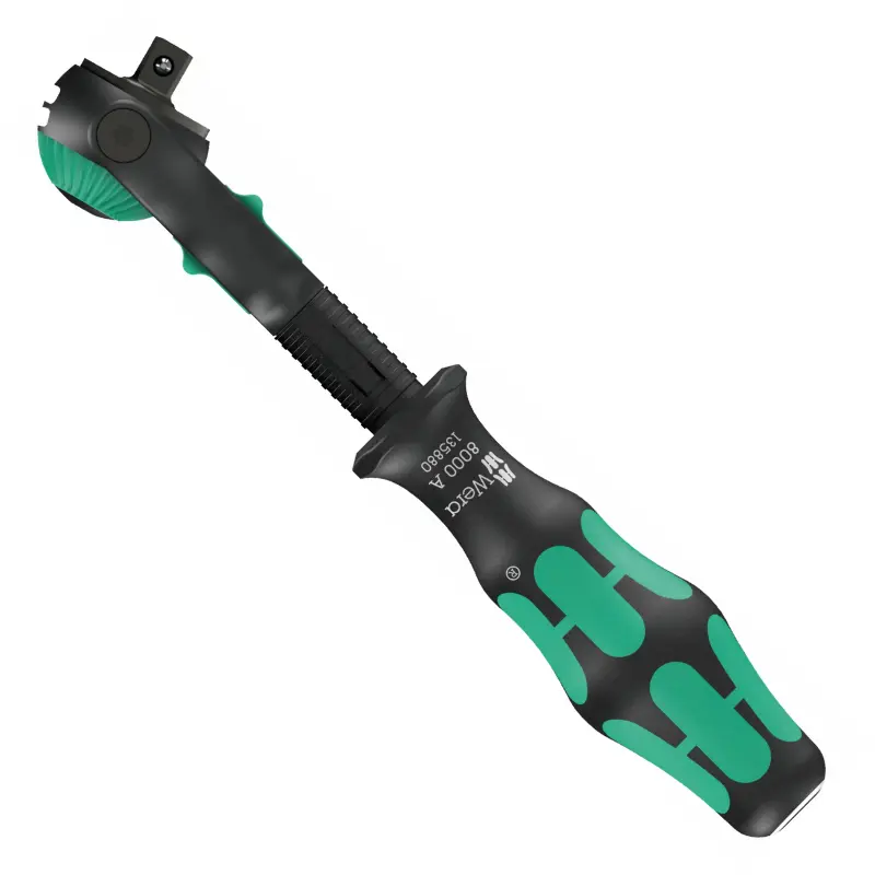 Wera 135880 Ráčna Zyklop Black Edition Speed 1/4" 8000 A (délka 152 mm), volně otočná hlava (W05135880001)