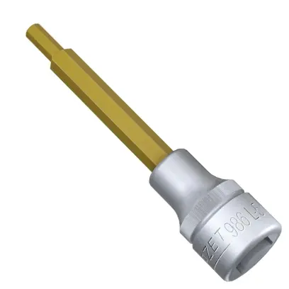 Zástrčná bitová hlavice 1/2" 6hran 5 x 100 mm Hazet 986L-5