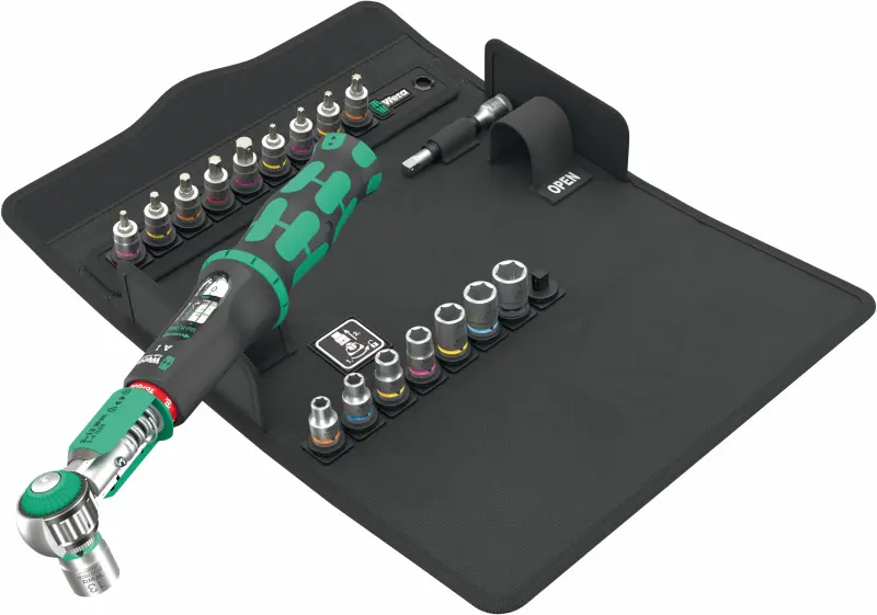 Wera 136073 Momentový klíč Safe-Torque A 1 SHK Set 1, čtyřhran 1/4", 2 ÷ 12 Nm (Sada 20 dílů) (W05136073001)