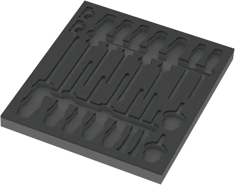Wera 137310 Nářaďový modul - pěnová vložka 9810 pro set šroubováků 9710. Bez nářadí (W05137310001)