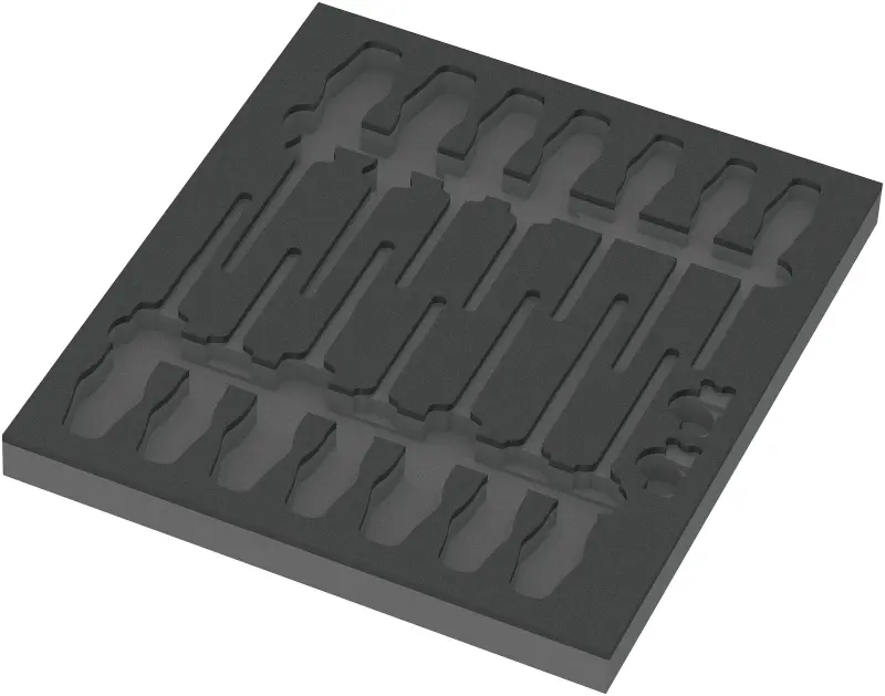 Wera 137311 Nářaďový modul - pěnová vložka 9811 pro set VDE šroubováků 9711. Bez nářadí (W05137311001)