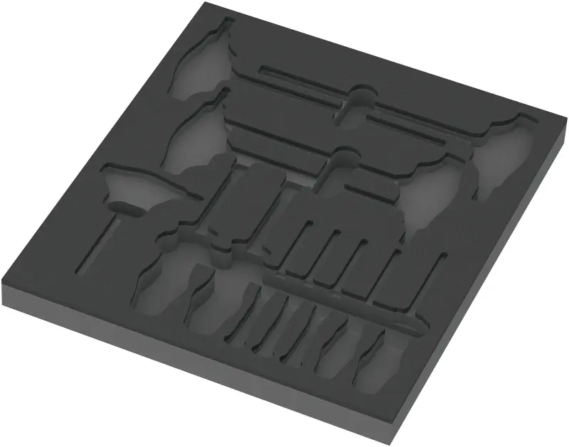 Wera 137313 Nářaďový modul - pěnová vložka 9813 pro set Hex šroubováků 9713. Bez nářadí (W05137313001)