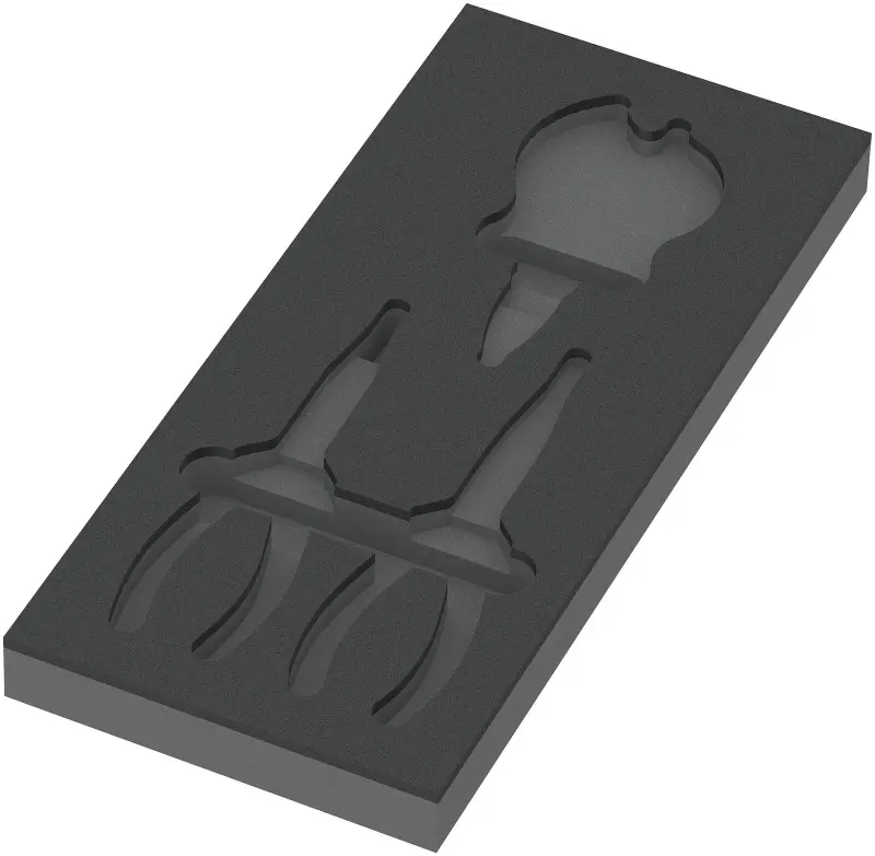 Wera 137381 Nářaďový modul - pěnová vložka 9881 pro kleště Knipex Set 2 typ 9781. Bez nářadí (W05137381001)
