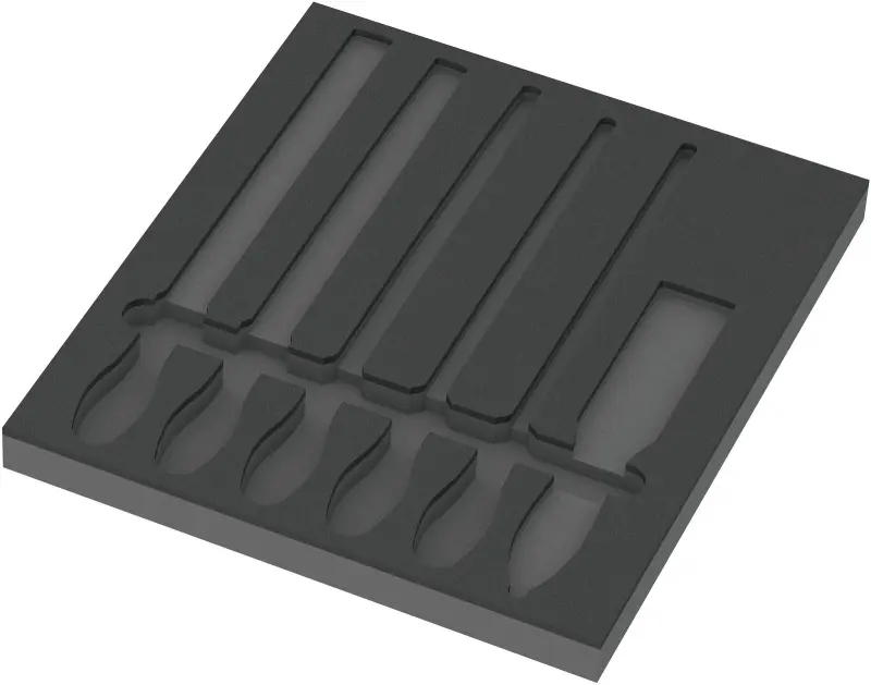 Wera 137383 Nářaďový modul - pěnová vložka 9883 pro pilníky Pferd Set 1 typ 9783. Bez nářadí (W05137383001)