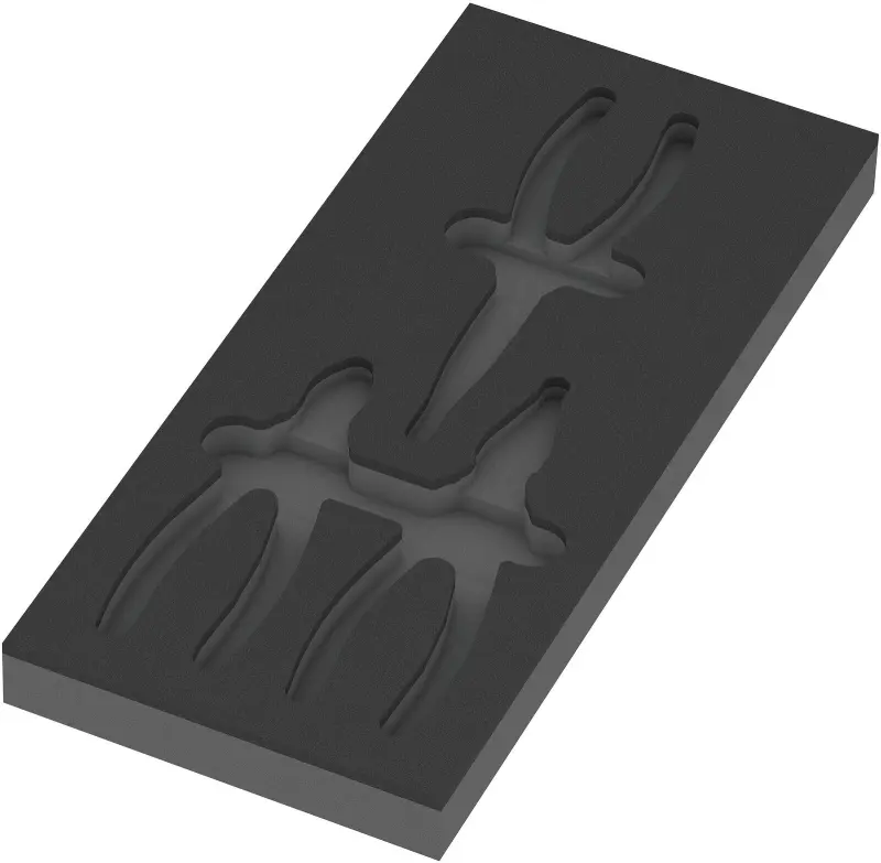 Wera 137384 Nářaďový modul - pěnová vložka 9884 pro kleště Knipex VDE. Set 1 Bez nářadí (W05137384001)