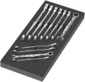 Wera 150120 Klíče Joker 6000 8 ÷ 19 mm v pěnové vložce, Set 1 (Sada 11 dílů) (W05150120001)