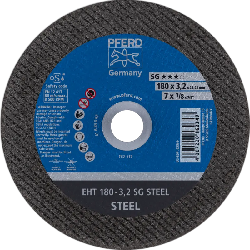 EHT 178-3,2 A24 S SG/22,2  KOTOUČ ŘEZNÝ A S SG-ELA (PF4007220162347)