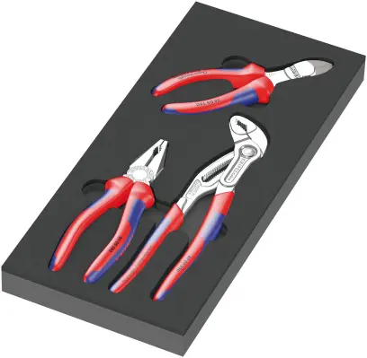 Wera 150180 Kleště Knipex v pěnové vložce, typ 9780, Set 1 (Sada 3 dílů) (W05150180001)
