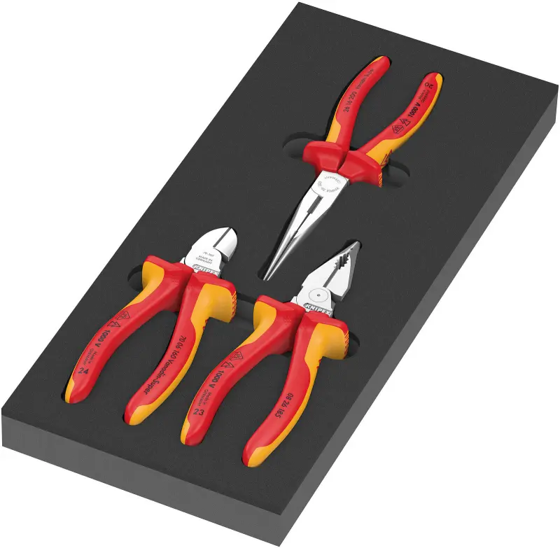 Wera 150184 Nářaďový modul - pěnová vložka 9784 Kleště Knipex VDE. Set 1 (Sada 3 díly) (W05150184001)