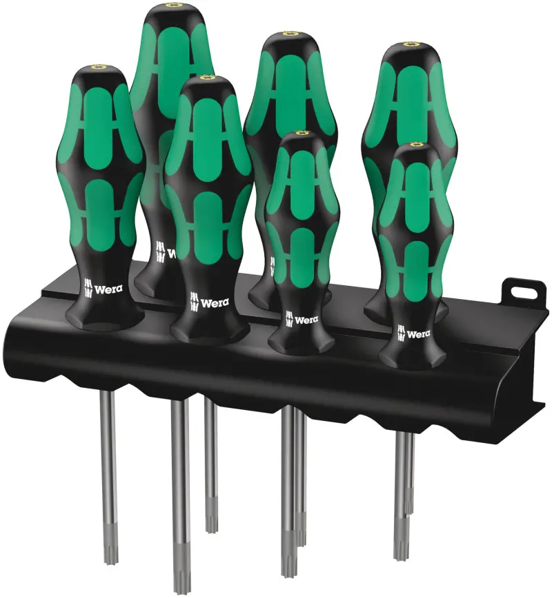 Wera 223161 Sada šroubováků Kraftform Plus 367/7 TORX® HF (7 ks + stojánek) (W05223161001)
