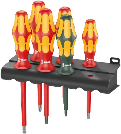 Wera 347777 Sada šroubováků Kraftform Plus 160 i/168 i/6 (6 ks + stojánek) (W05347777001)