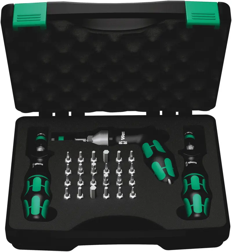 Wera 350451 Sada momentových šroubováků Kraftform 7445/46/47 (2,5-55,0 lbs.in.) (W05350451001)