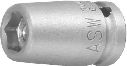 Za tepla kovaný nástrčkový klíč s magnetem 1/4" 8mm ASW