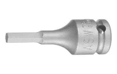 Za tepla kovaný Adaptér-bit 3/8" vnitřní 6-hran 5mm ASW