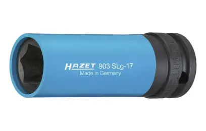 Nástrčná hlavice 1/2" 17 mm, rázová, plast. ochrana Hazet 903SLG-17 (EDE61800170)
