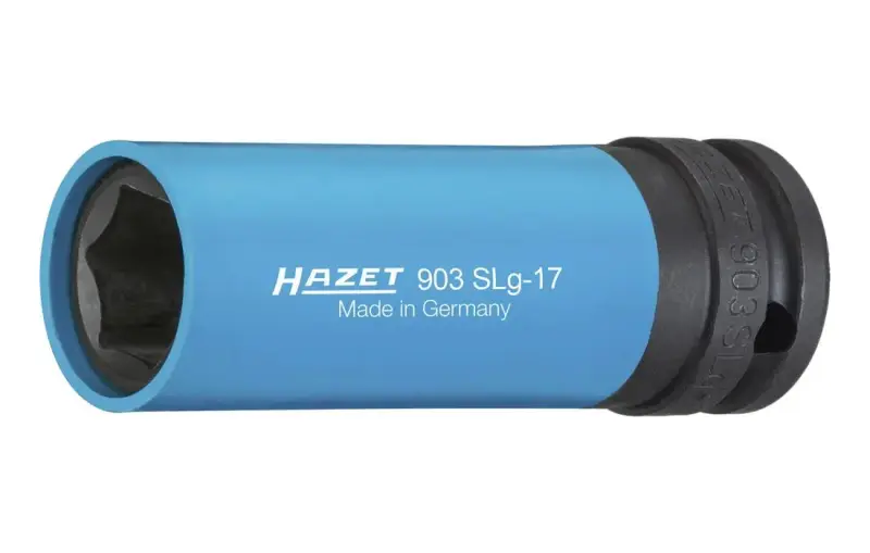 Nástrčná hlavice 1/2" 17 mm, rázová, plast. ochrana Hazet 903SLG-17 (EDE61800170)