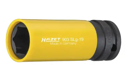 Nástrčná hlavice 1/2" 19 mm, rázová, plast. ochrana Hazet 903SLG-19 (EDE61800190)
