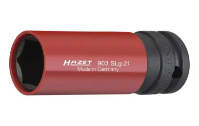 Nástrčná hlavice 1/2" 21 mm, rázová, plast. ochrana Hazet 903SLG-21 (EDE61800210)