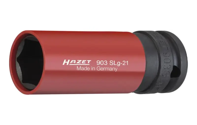 Nástrčná hlavice 1/2" 21 mm, rázová, plast. ochrana Hazet 903SLG-21 (EDE61800210)