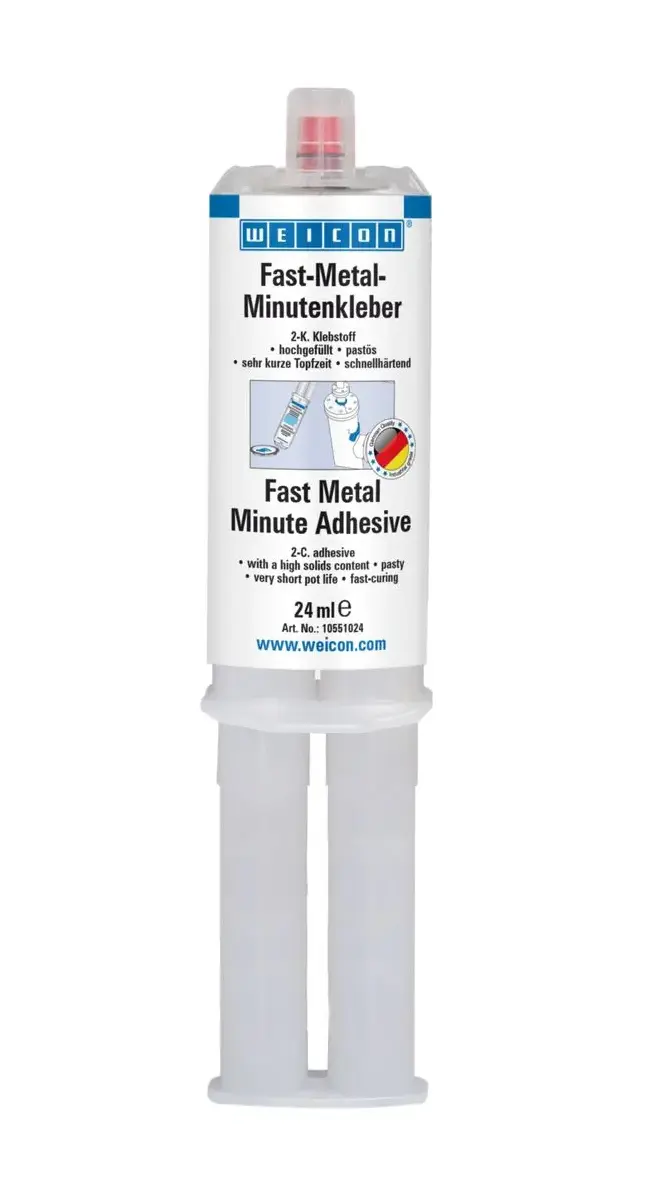 Epoxidové minutové lepidlo Fast-Metal Weicon 10551024-66 (24 ml) (WEI10551024-66)