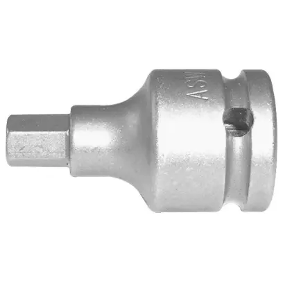 Za tepla kovaný Adaptér-bit 1/2" vnitřní 6-hran 6mm ASW