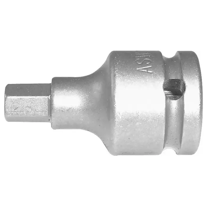 Za tepla kovaný Adaptér-bit 1/2" vnitřní 6-hran 12mm ASW