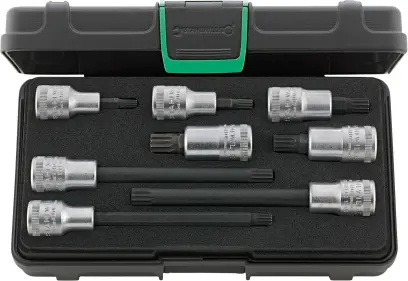 Sada sroubovák. hlavic Sada 1/2" XZN M6 az M14 8dí