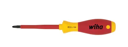Elektrikářský šroubovák SoftFinish PZ2x100 Wiha 324SF VDE (WIHA00879)