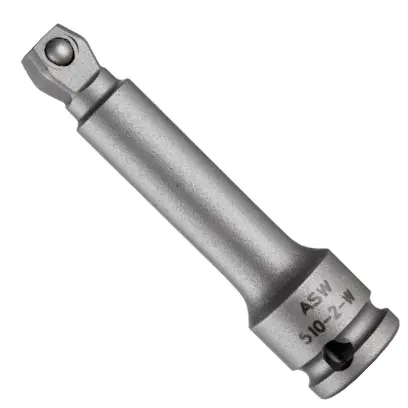 Kovaný úhlový nástavec - nástavec 3/8" 75mm ASW