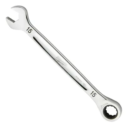 Ráčnový očkoplochý klíč Milwaukee 15 mm MAX BITE, 4932471508