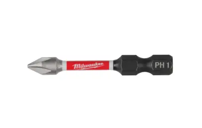 Šroubovací bit 1/4 Milwaukee Shockwave Phillips PH 1 x 50 mm - 1 ks (MI4932471564)