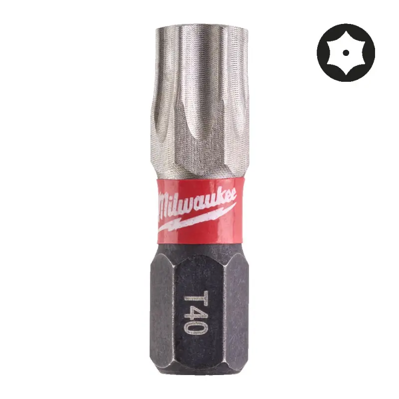 Šroubovací bity 1/4" Milwaukee 4932471585 Shockwave Impact Duty TX 40 BO - 2 ks (MI4932471585)