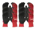 Pracovní rukavice zimní Milwaukee WINTER, ochrana proti proříznutí A, velikost 10 (XL), 12 párů, 4932471608