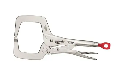 Samosvorné upínací kleště 280 mm Milwaukee Torque Lock™ - tvar "C" a pravidelné podložky (MI4932471728)