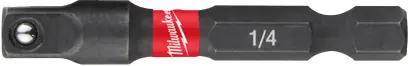 Nástrčný adaptér Shockwave 1/4" HEX x 1/4" Milwaukee 4932471826, IMPACT DUTY (MI4932471826)