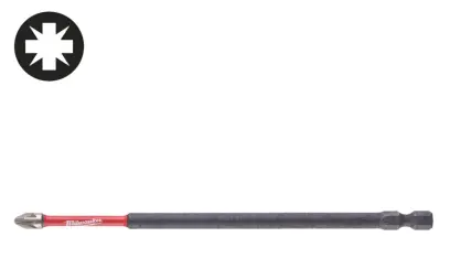 152090-sroubovaci bit 1-4 milwaukee shockwave pozidriv pz 2 x 150 mm - 1 ks (mi4932471928)