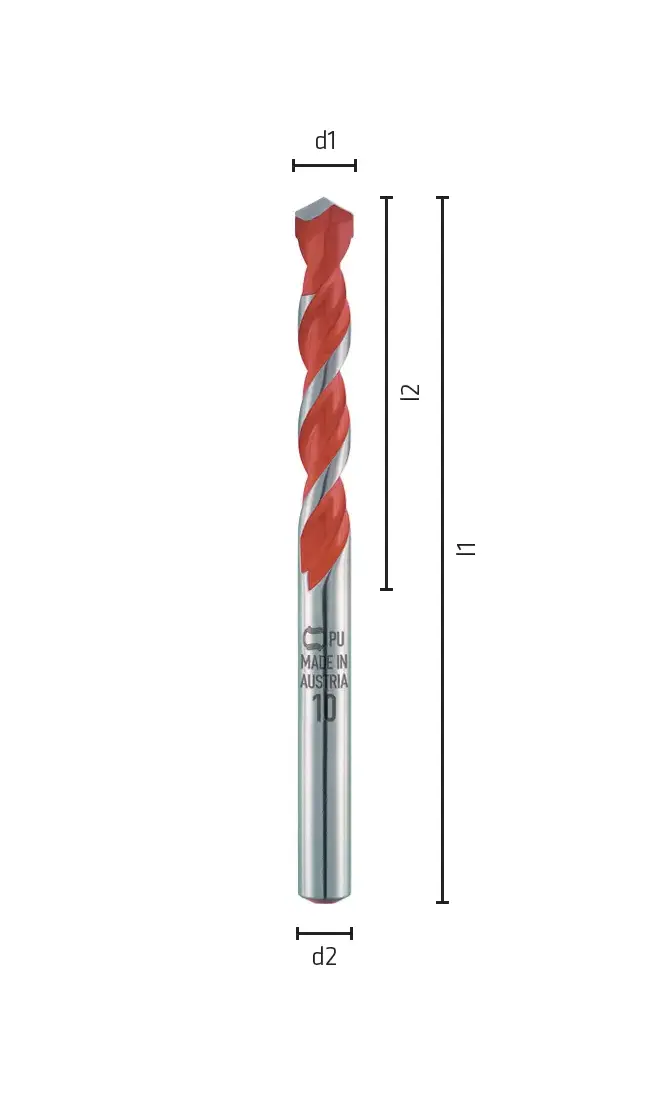 Víceúčelový vrták pr. 5 mm Alpen Profi Multicut, krátké provedení (ALPEN0017200500100)