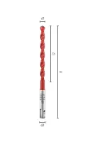 Víceúčelový vrták pr. 8 x 150 x 210 mm Alpen Profi Multicut SDS-plus (ALPEN0052900800100)