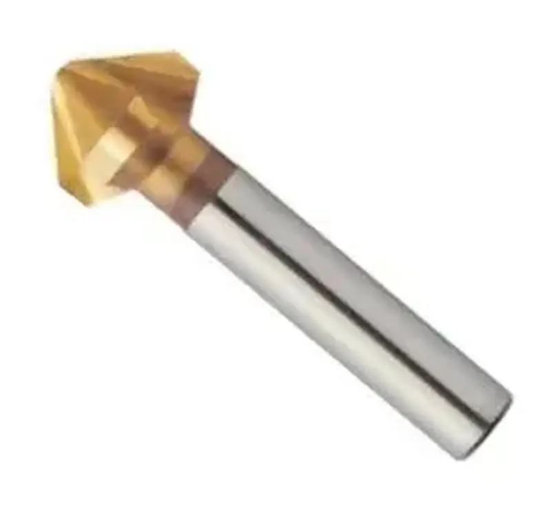 Kuželový záhlubník 90° DIN335-C HSS TiN tvar C válcová stopka průměr 12,4 mm FORMAT