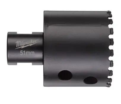 Jádrový vrták pro suché vrtání pr. 51 mm Milwaukee DIAMOND MAX™ (MI4932478283)